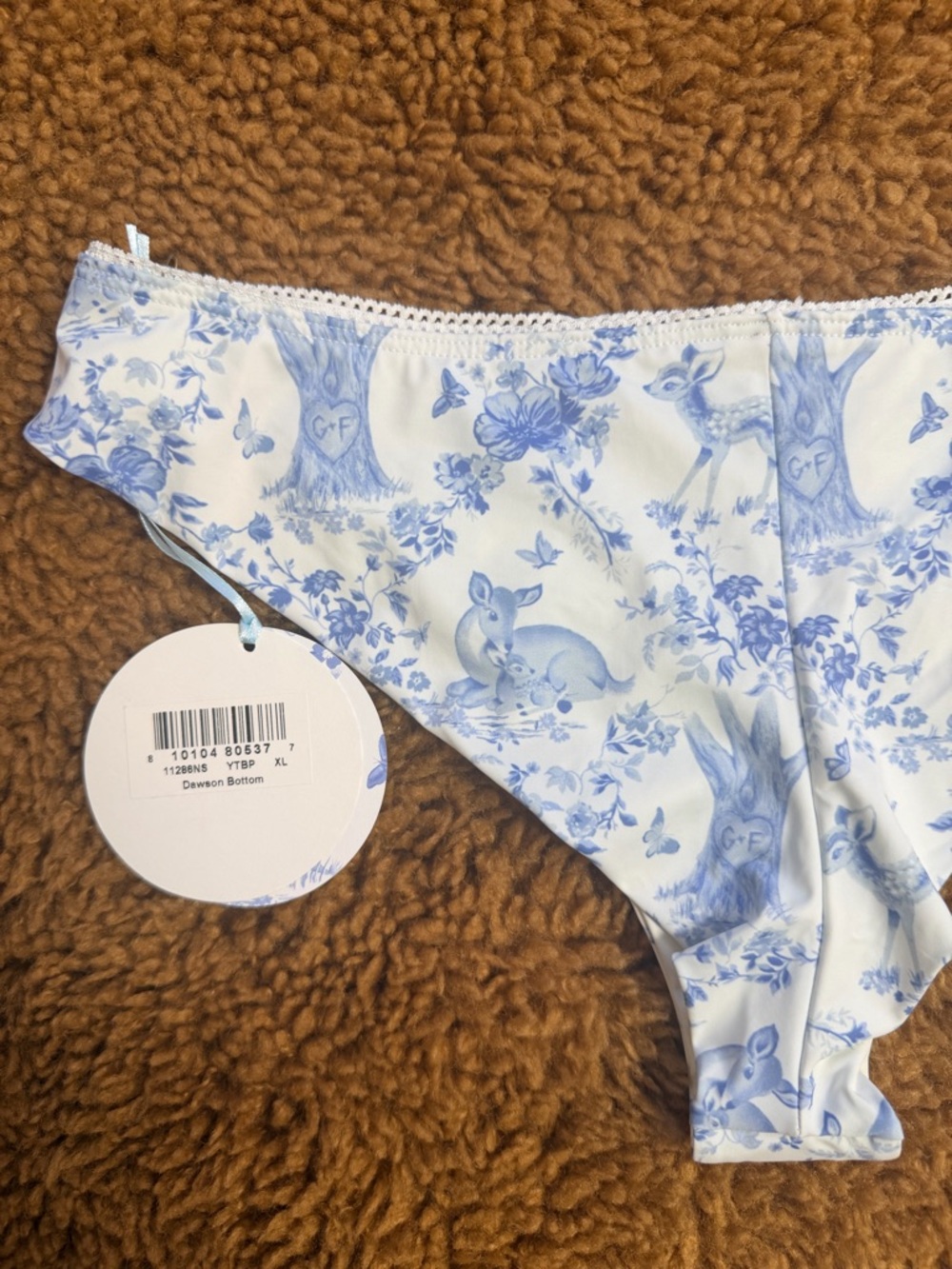 Frankies Bikinis x Gigi Hadid Dawson Bottoms Swimwear Bathing suit Bikini XL - Picture 11 of 11